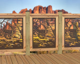 24"x30" - Arches National Park Fence/Gate Panel Insert - Madison Iron and Wood