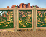 24"x30" - Arches National Park Fence/Gate Panel Insert - Madison Iron and Wood