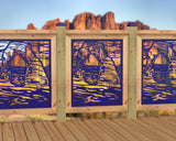 24"x30" - Arches National Park Fence/Gate Panel Insert - Madison Iron and Wood