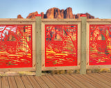 24"x30" - Arches National Park Fence/Gate Panel Insert - Madison Iron and Wood