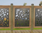 Botanica Wave Railing Panel Insert - Madison Iron and Wood