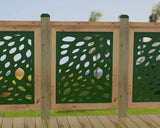 Botanica Wave Railing Panel Insert - Madison Iron and Wood