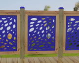 Botanica Wave Railing Panel Insert - Madison Iron and Wood