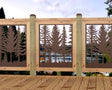 Forest Landscape Railing Panel Insert - Madison Iron and Wood