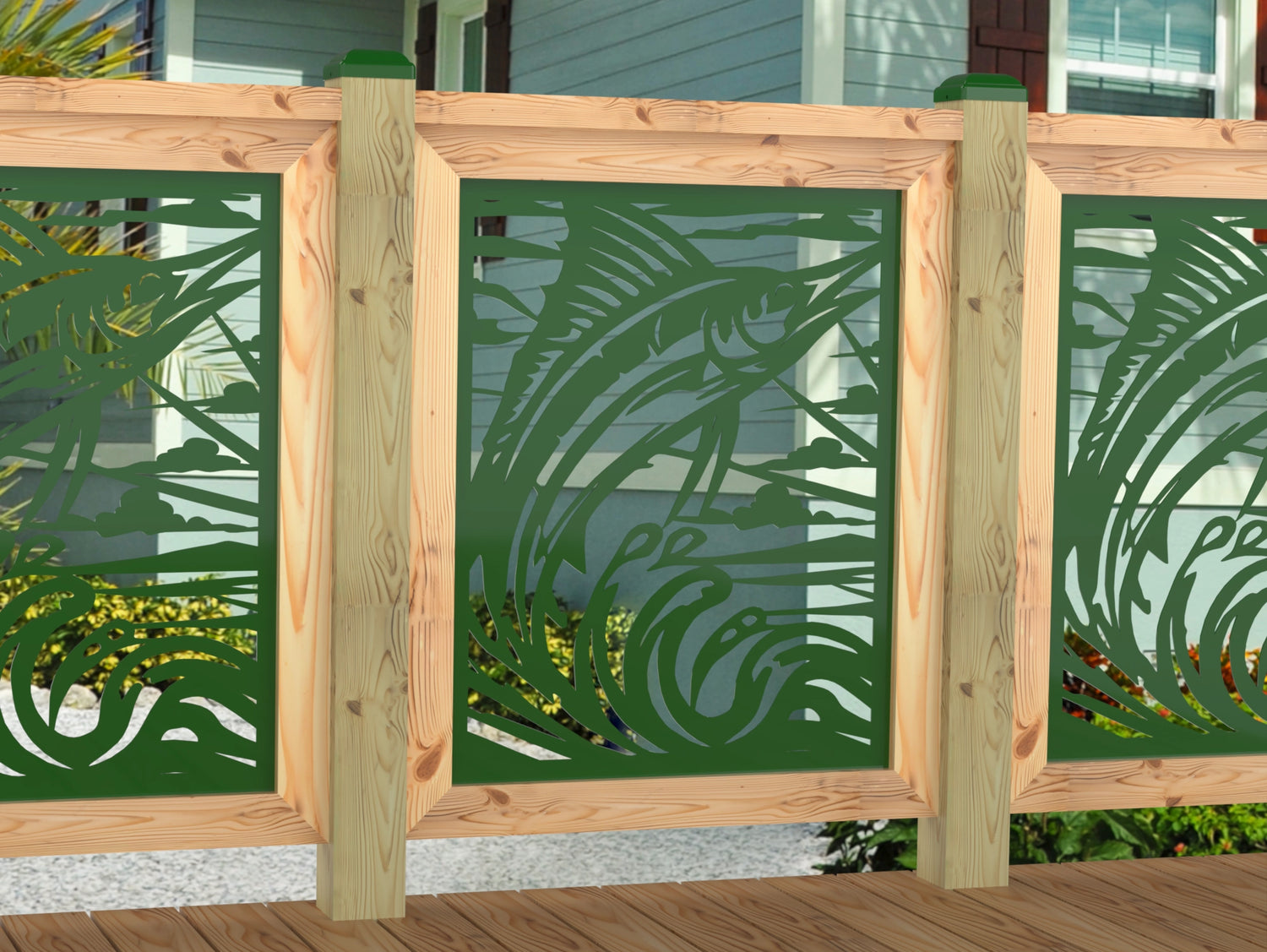 Marlin Jumping Railing Panel Insert