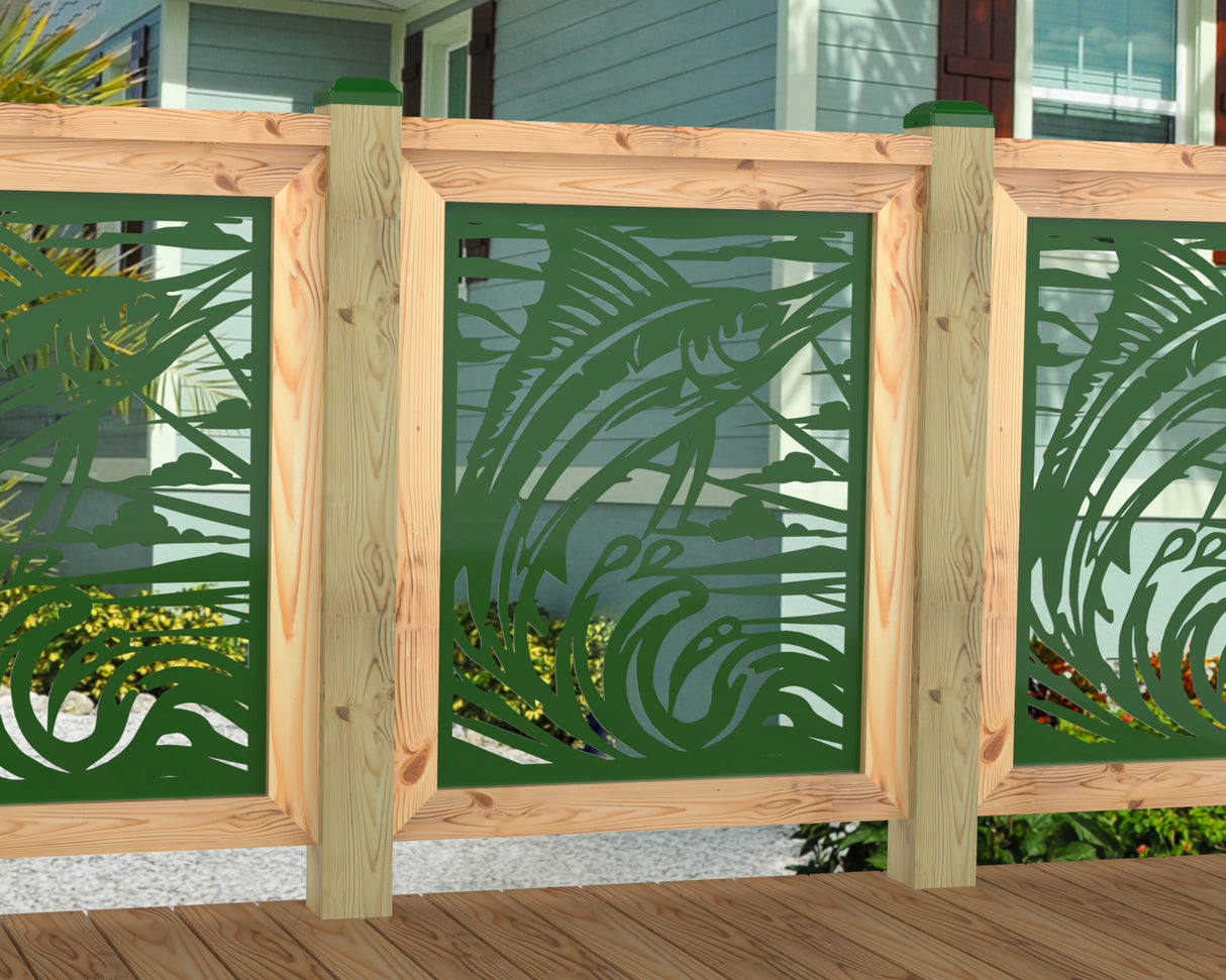 Marlin Jumping Railing Panel Insert