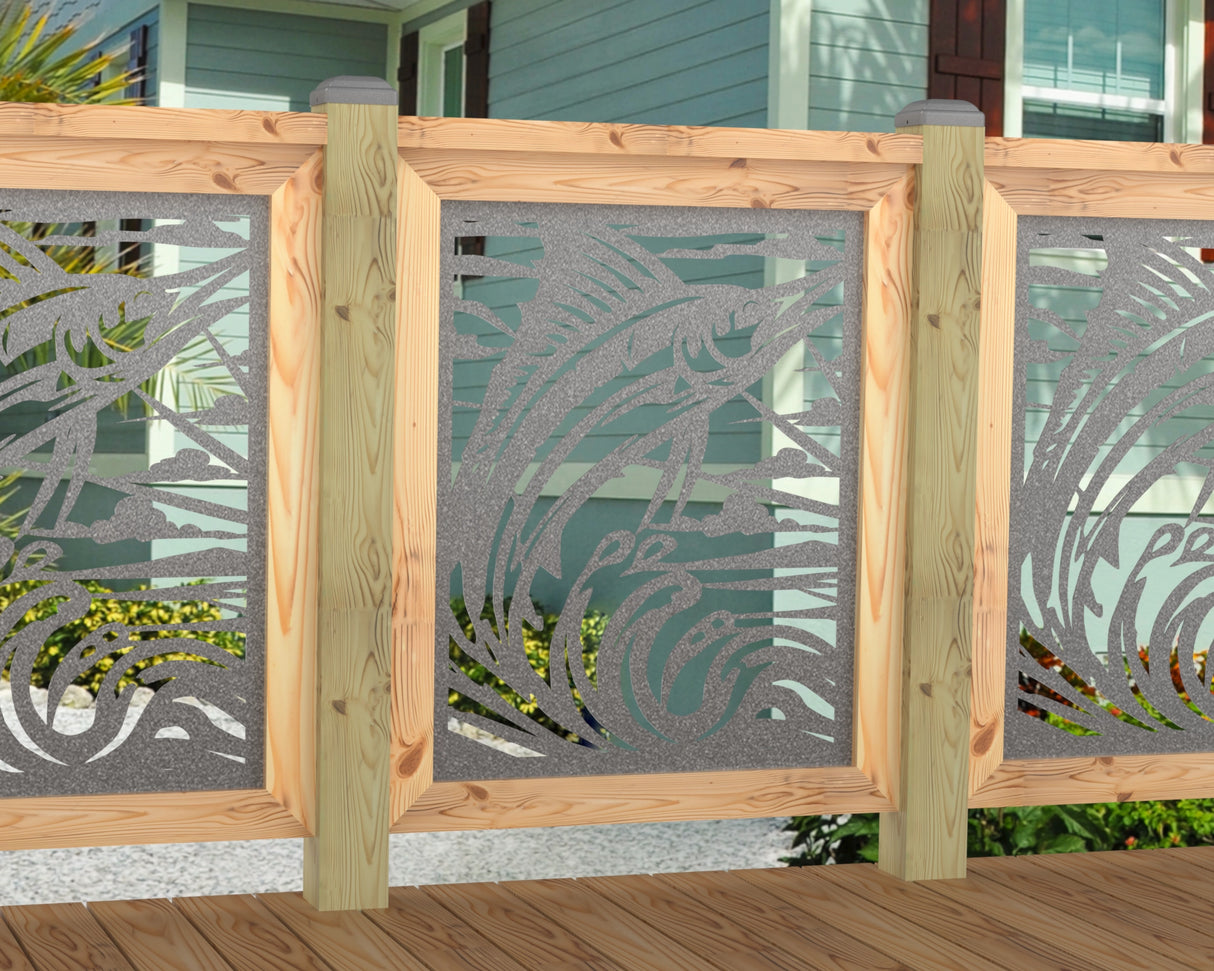 Marlin Jumping Railing Panel Insert