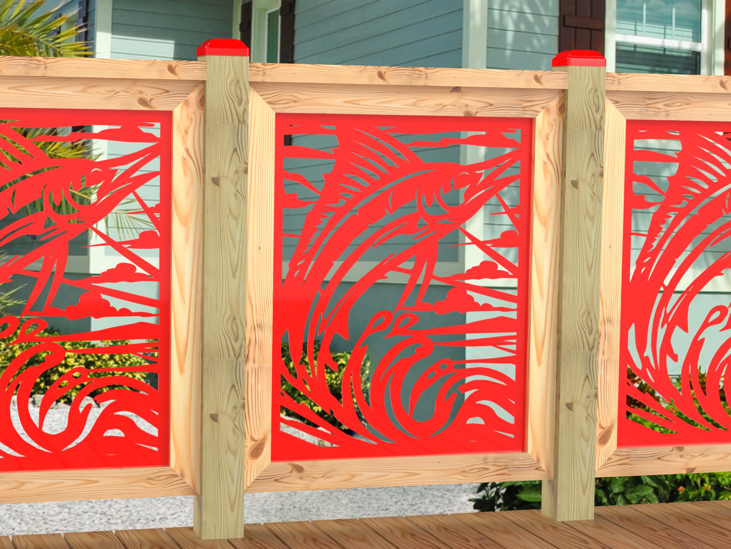 Marlin Jumping Railing Panel Insert