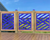 24"x30" - Modern Design Fence/Gate Panel Insert - Madison Iron and Wood