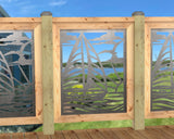 Sailboat at Sunset Railing Panel Insert