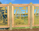 Sailboat at Sunset Railing Panel Insert