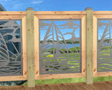 Sailboat at Sunset Railing Panel Insert
