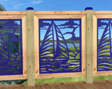 Sailboat at Sunset Railing Panel Insert