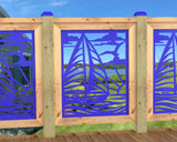 Sailboat at Sunset Railing Panel Insert