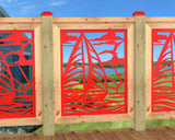 Sailboat at Sunset Railing Panel Insert