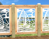 Sailboat at Sunset Railing Panel Insert