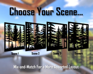 24"x30" - Forest Landscape Fence/Gate Panel Insert