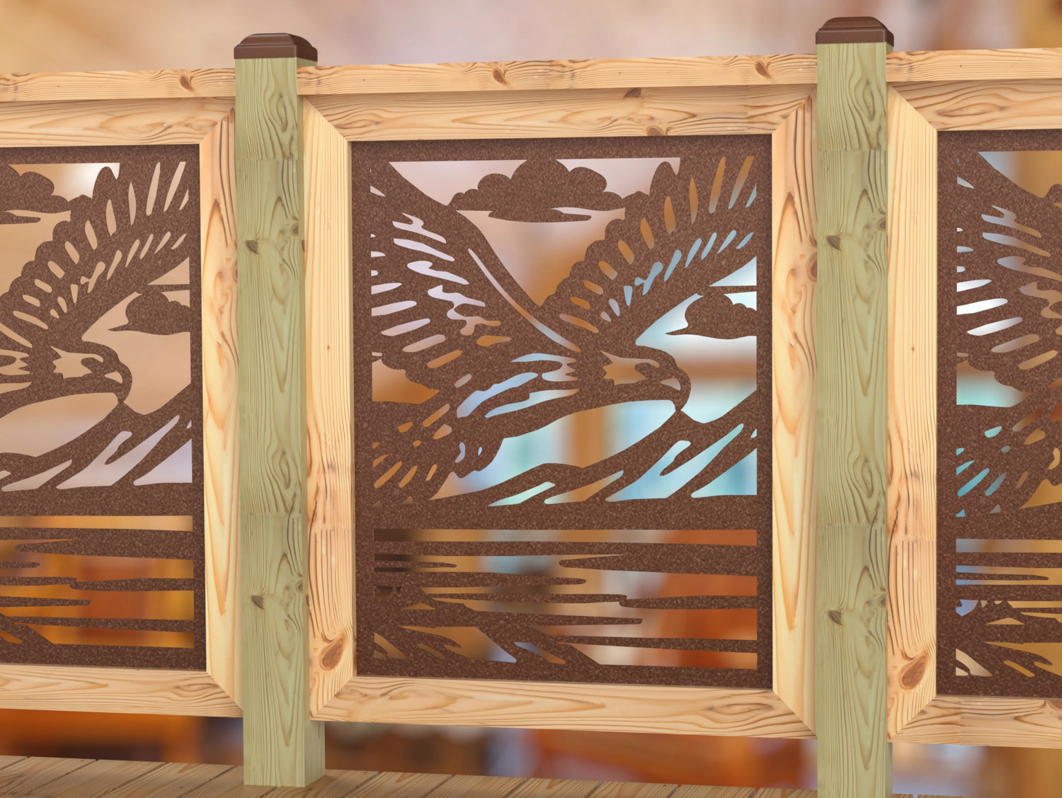 Soaring Eagle Railing Panel Insert