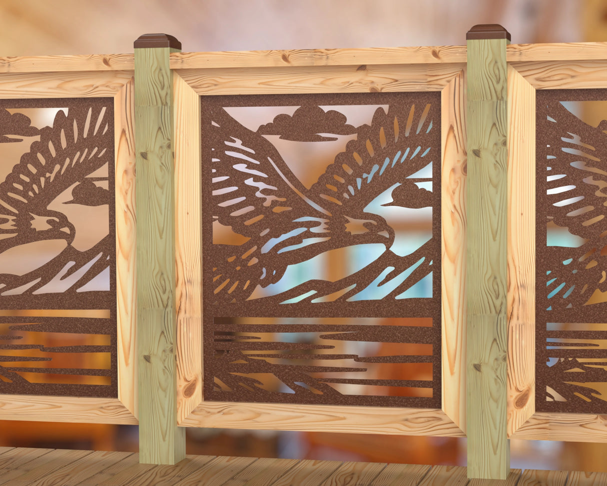 Soaring Eagle Railing Panel Insert