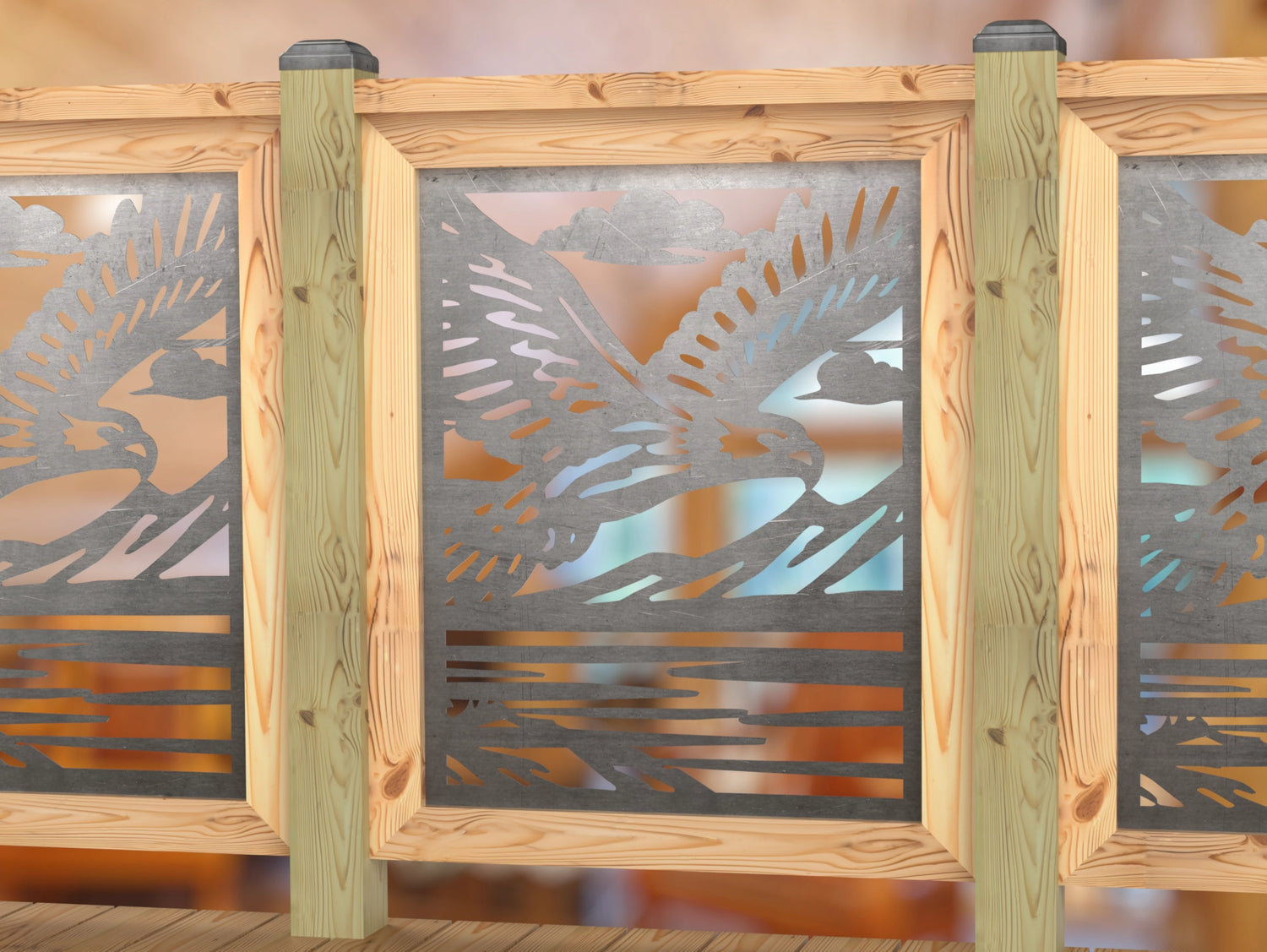 Soaring Eagle Railing Panel Insert