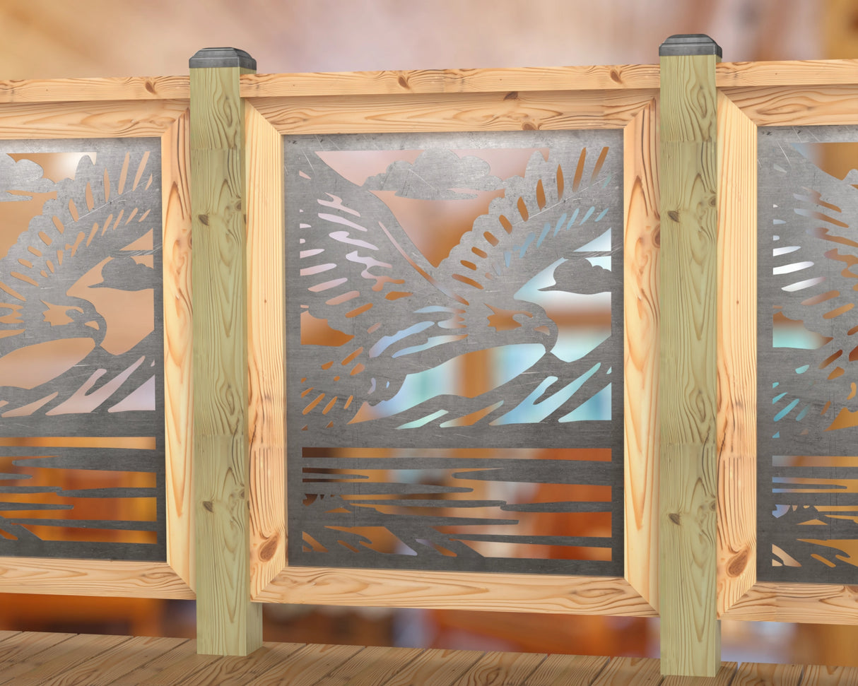 Soaring Eagle Railing Panel Insert