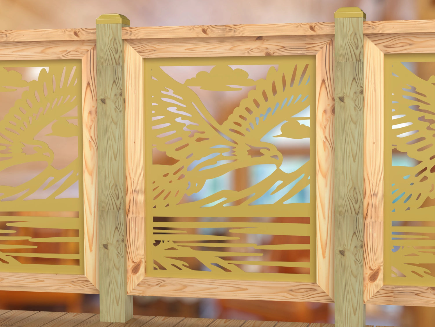 Soaring Eagle Railing Panel Insert