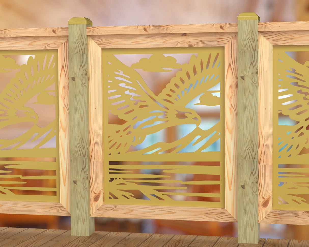 Soaring Eagle Railing Panel Insert