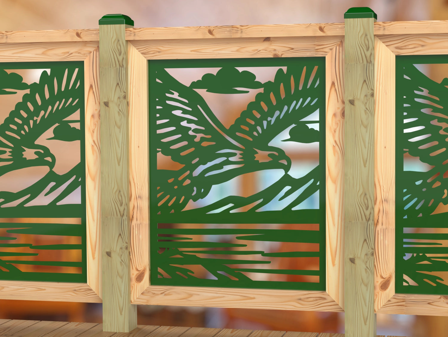 Soaring Eagle Railing Panel Insert
