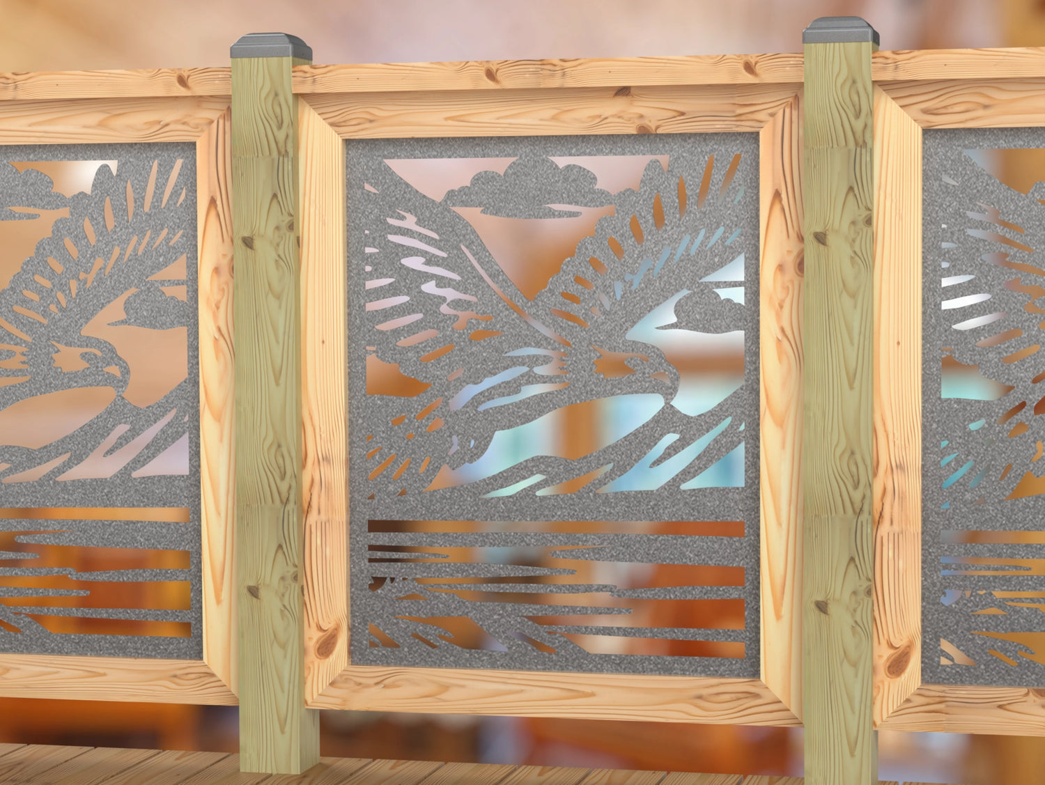Soaring Eagle Railing Panel Insert