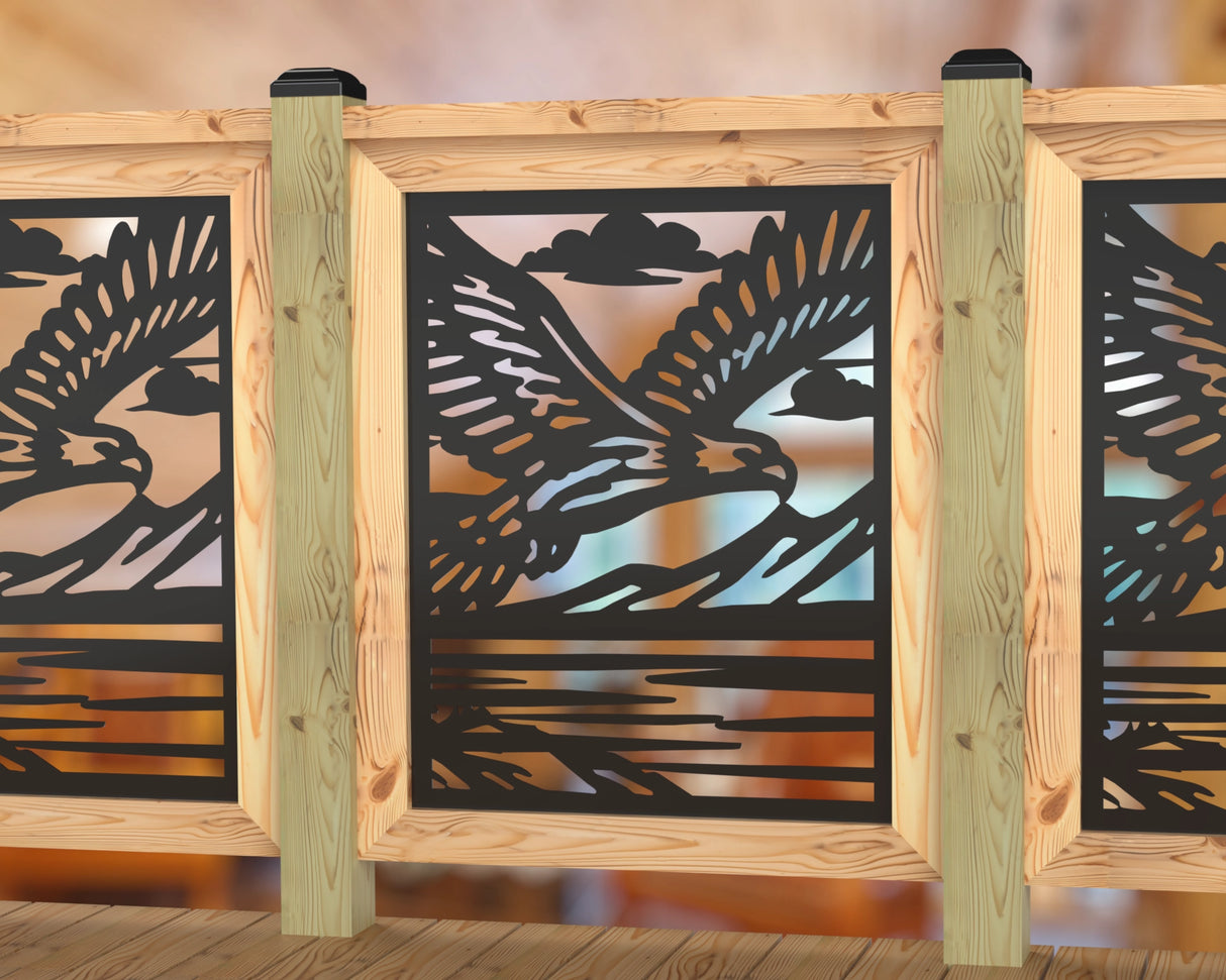 Soaring Eagle Railing Panel Insert