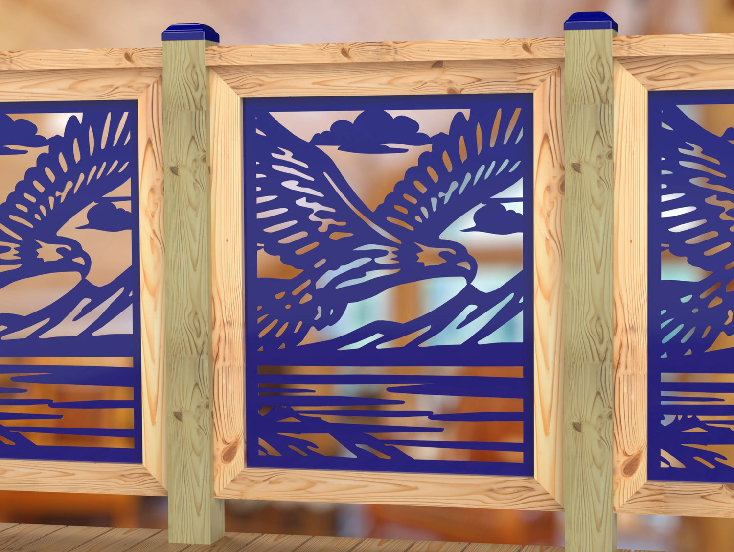 Soaring Eagle Railing Panel Insert