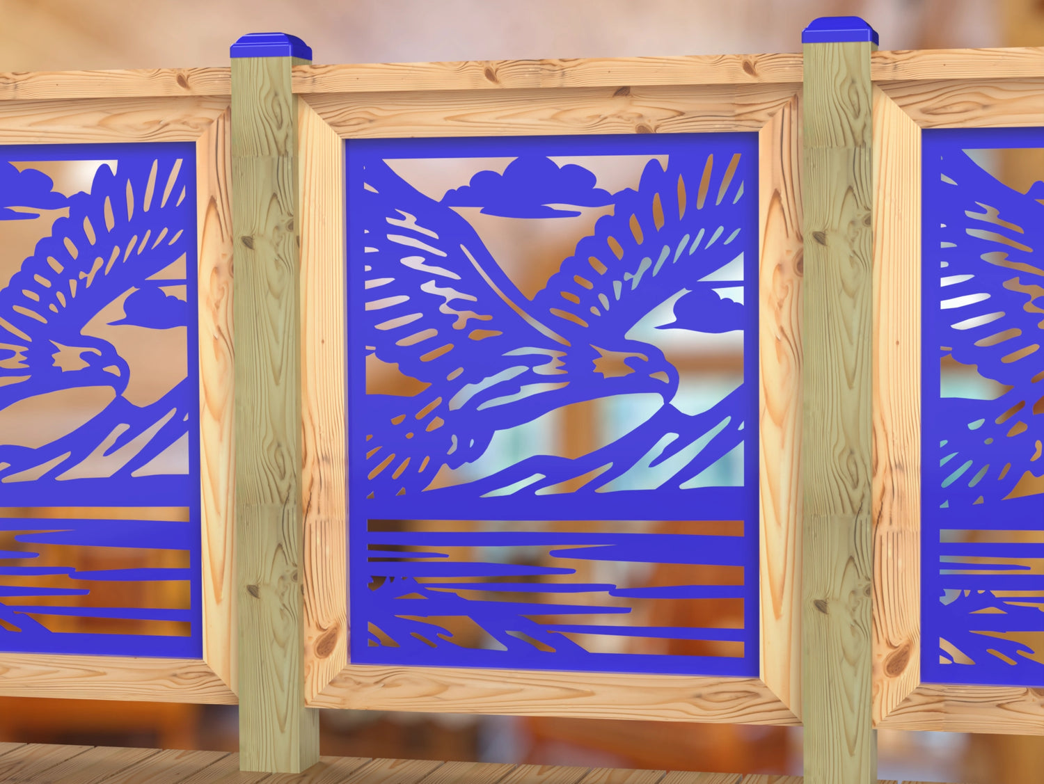 Soaring Eagle Railing Panel Insert