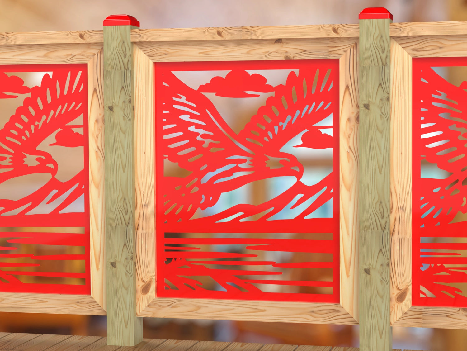 Soaring Eagle Railing Panel Insert