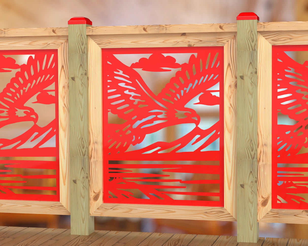 Soaring Eagle Railing Panel Insert