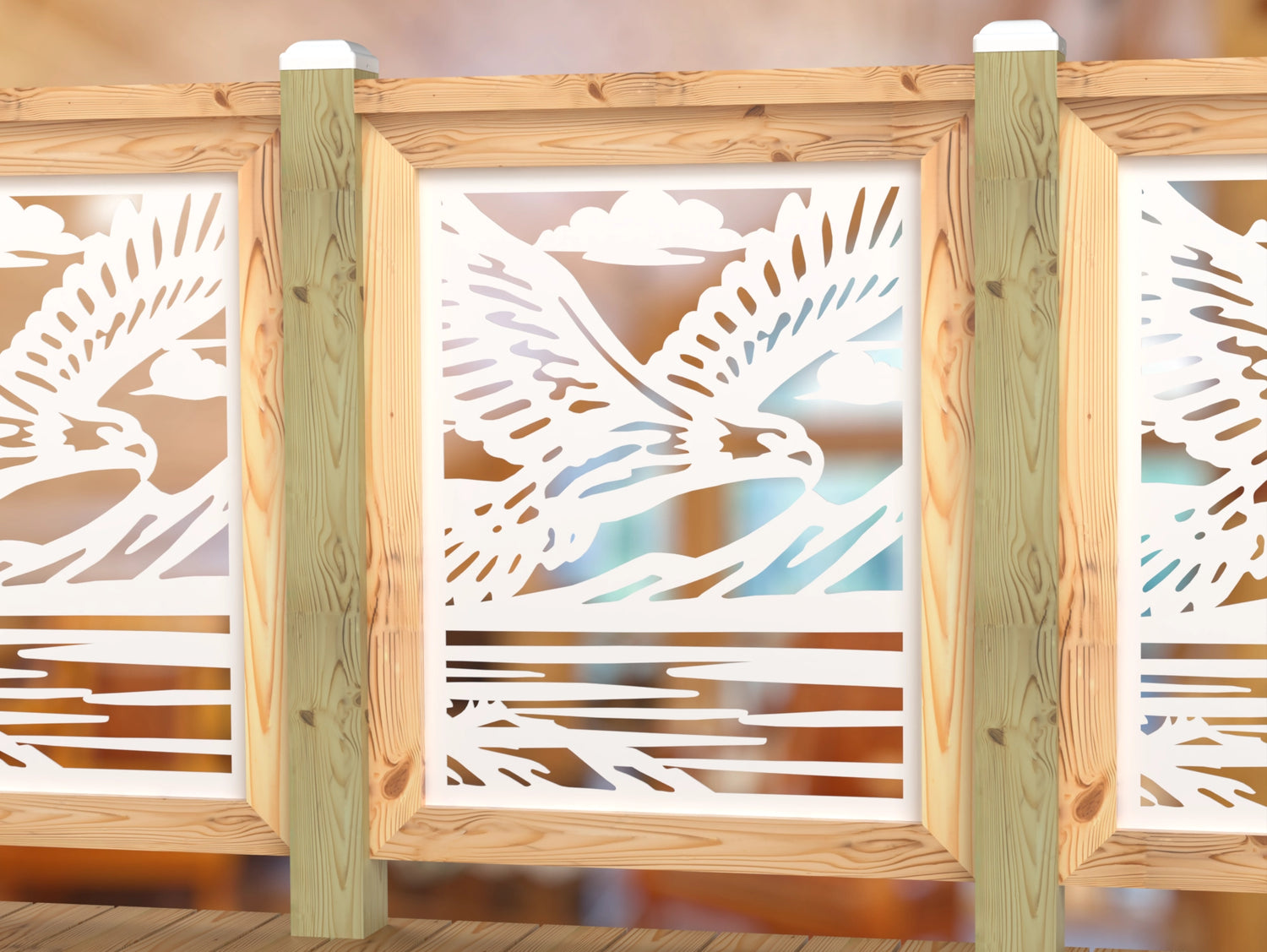 Soaring Eagle Railing Panel Insert