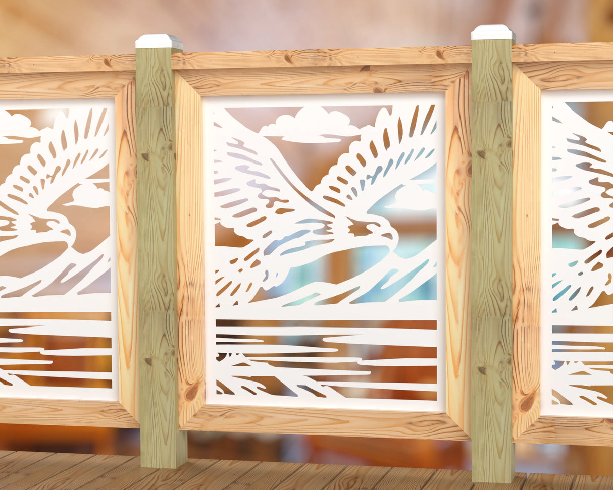 Soaring Eagle Railing Panel Insert