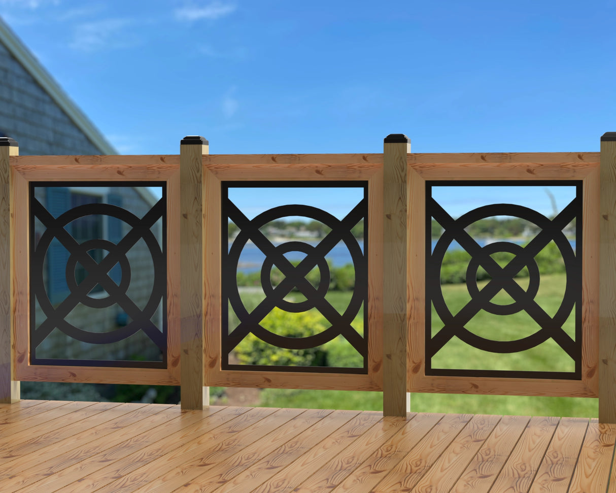 24"x30" - Modern Nautical Design Fence/Gate Panel Insert