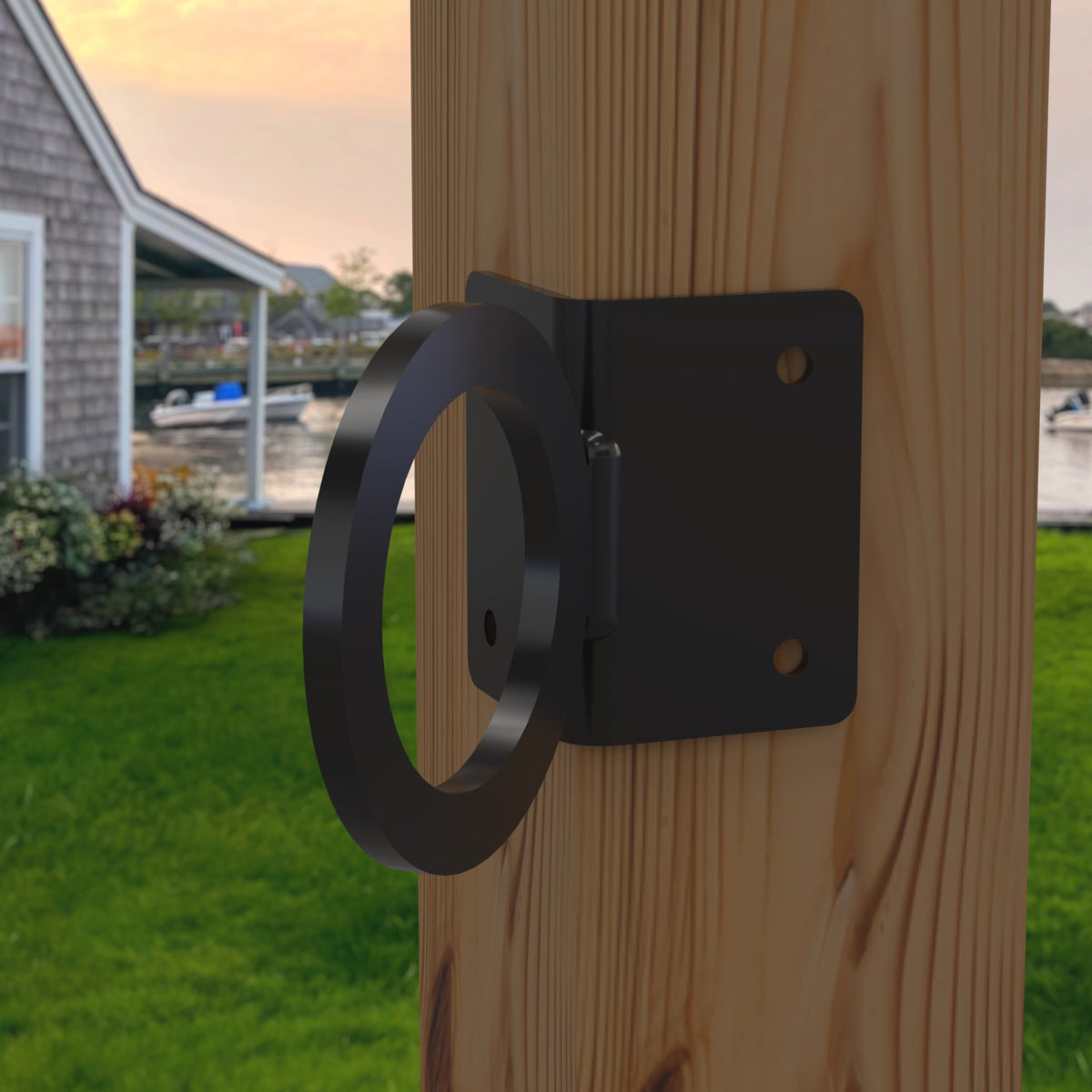 Large Rope Brackets Corner Pole Rope Fence Bracket, Large Rope Holder for Rope Fence with ...