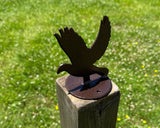 Dove Post Top For Round Wood Posts - Madison Iron and Wood