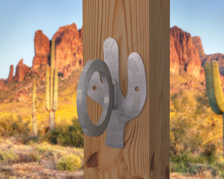 Cactus Nautical Rope Ring, Light Strand Holder (3 sizes available) - Madison Iron and Wood