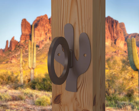 Cactus Nautical Rope Ring, Light Strand Holder (3 sizes available) - Madison Iron and Wood