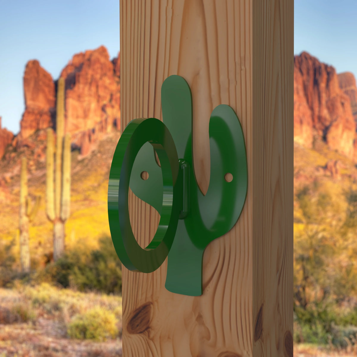 Cactus Nautical Rope Fence Bracket, Rope Fence Holder Desert Design ...