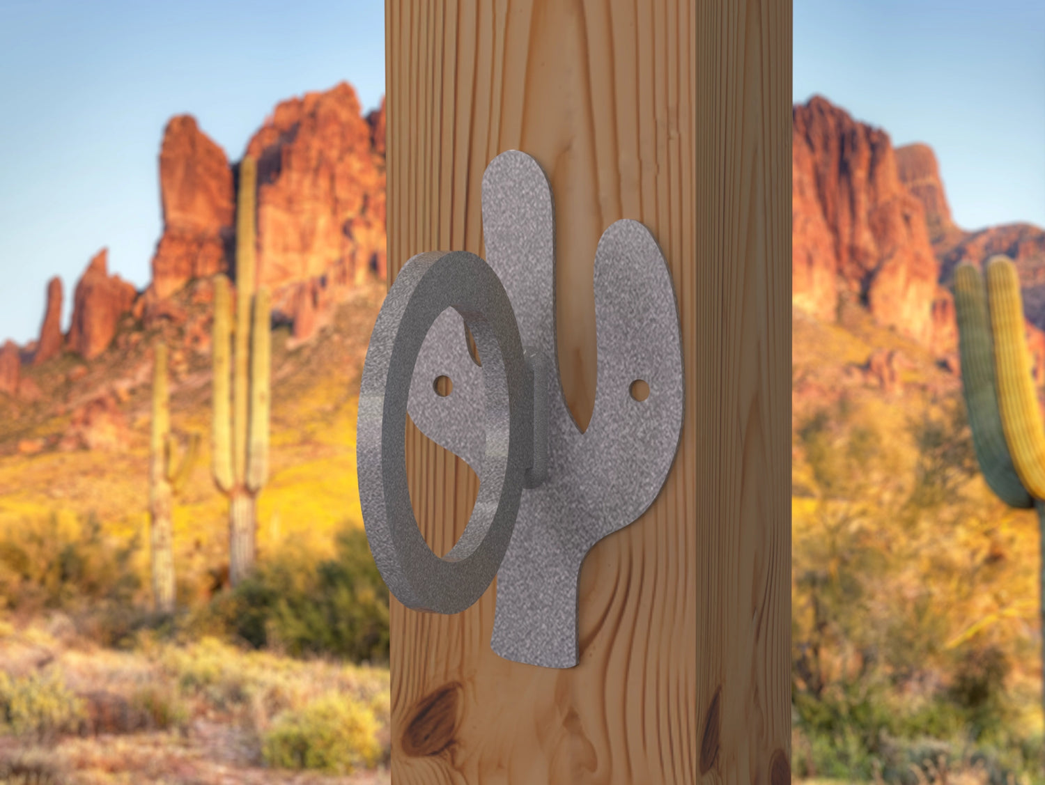Cactus Nautical Rope Ring, Light Strand Holder (3 sizes available) - Madison Iron and Wood