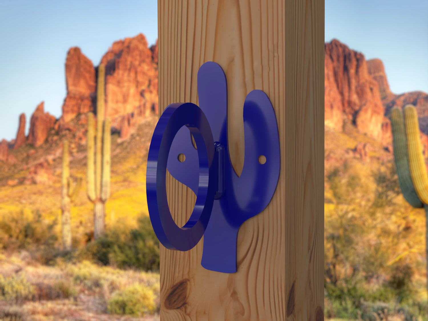 Cactus Nautical Rope Ring, Light Strand Holder (3 sizes available) - Madison Iron and Wood