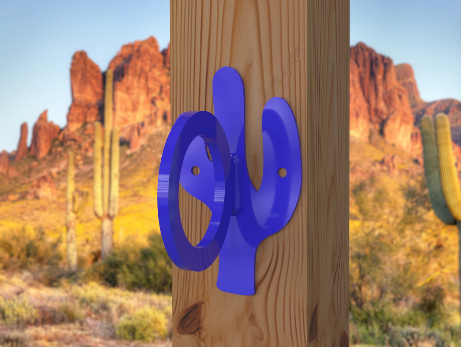 Cactus Nautical Rope Ring, Light Strand Holder (3 sizes available) - Madison Iron and Wood