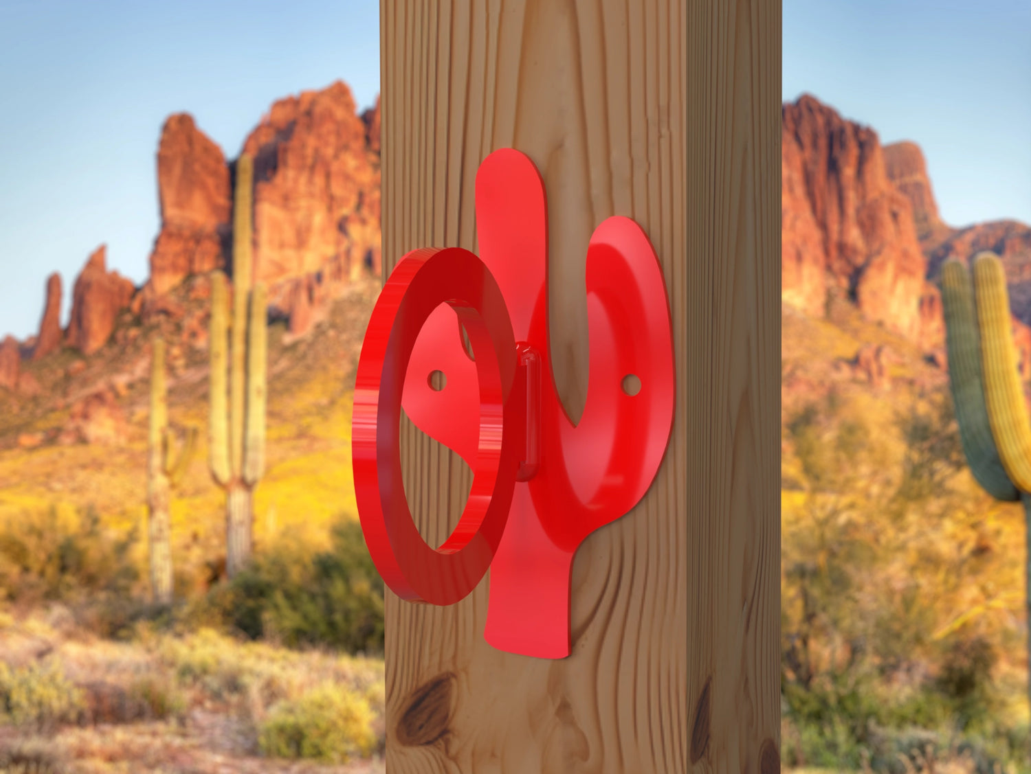 Cactus Nautical Rope Ring, Light Strand Holder (3 sizes available) - Madison Iron and Wood