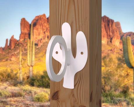 Cactus Nautical Rope Ring, Light Strand Holder (3 sizes available) - Madison Iron and Wood