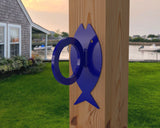 Fish Design Nautical Rope Fence Bracket - Madison Iron and Wood