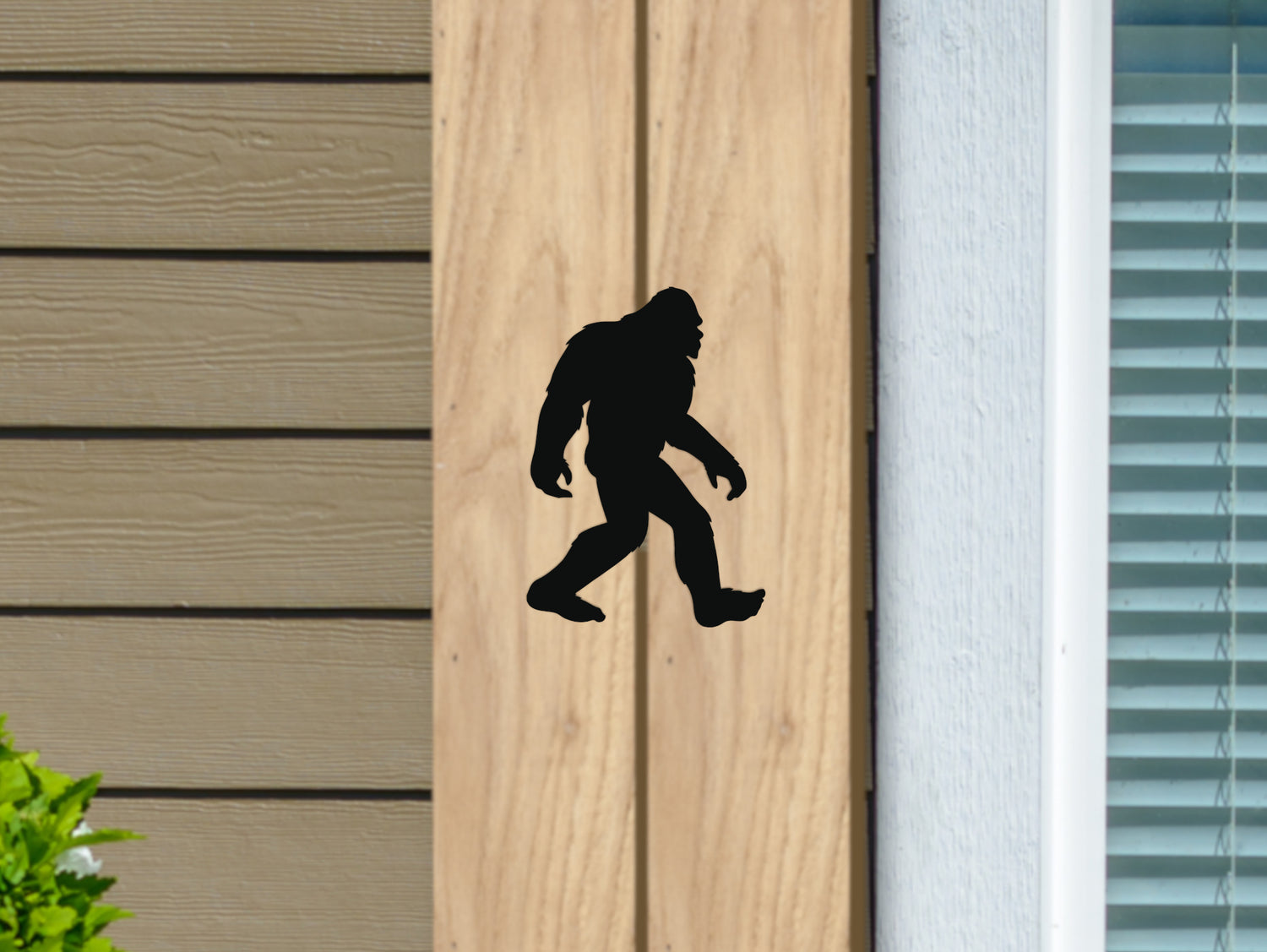 Wooden Window Shutter - Big Foot Design - Madison Iron and Wood