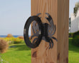 Crab Nautical Rope Ring, Light Strand Holder (3 sizes available) - Madison Iron and Wood